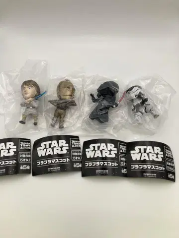 스타 워즈 플라플라 마스코트 4종 루크 C-3PO 다스 베이더 등