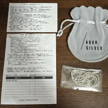채종협 착용 액세서리 AQUA SILVER
