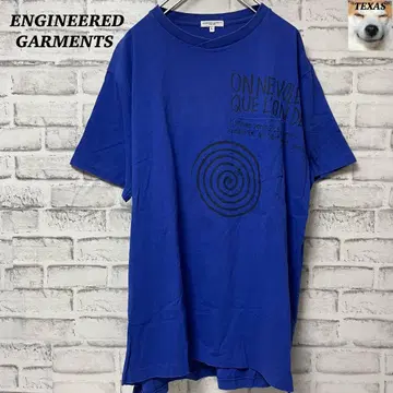 ENGINEERED GARMENTS 스파이럴 프린트 티셔츠 USA제