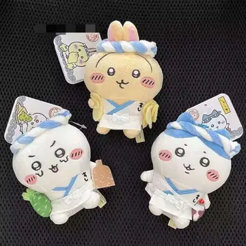 치이카와의 우사쿙 하치 패브릭 소재 스트랩 (약 12cm)