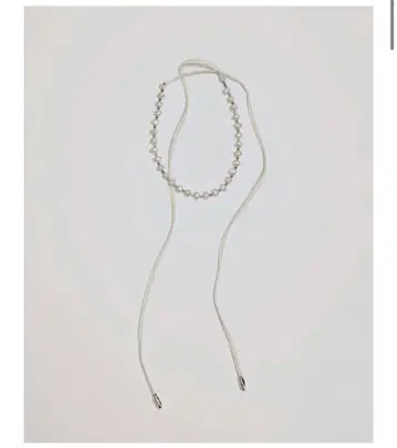 todayful Pearl Ribbon Choker