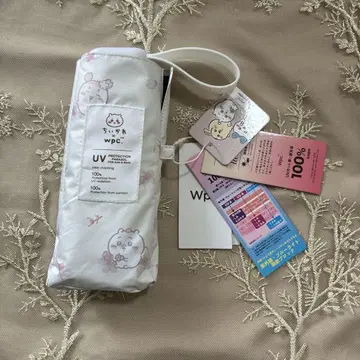 [미사용 새상품] WPC 접이식 양산 치이카와 콜라보 디자인