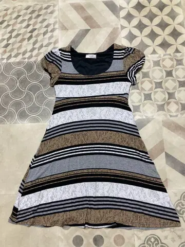 FIFILLES paris 보더 원피스
