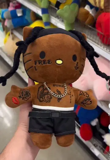 Hello Kitty travisscott 봉제 인형