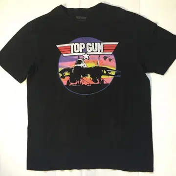 탑건 TOP GUN L 무비 티셔츠 블랙
