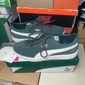 미사용 배송비 포함 PUMA Delphin PRM 그린/화이트