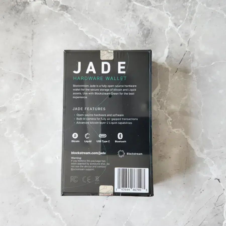JADE 비트코인 콜드월렛 새제품 판매합니다