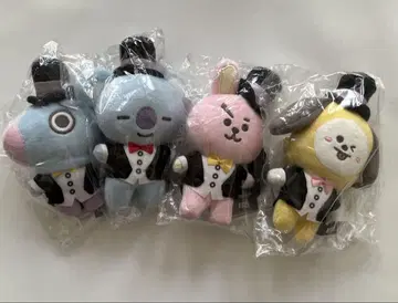 BTS BT21 파티 봉제 인형 4개