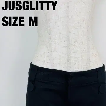JUSGLITTY 심플 슬랙스 깔끔한 스트레이트 하의 [A-346]