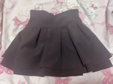미셸 마카롱 슬림 레그 스커트 S 블랙