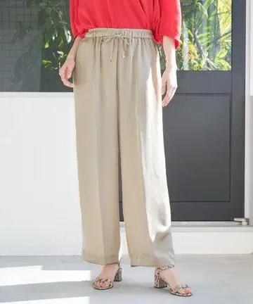 마이카 앤드 딜 satin easy pants