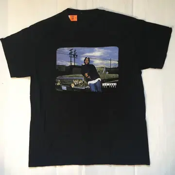 아이스 큐브 ICE CUBE L 래퍼 티셔츠 블랙