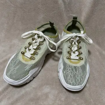 RANDA 스트레스 프리 소프트 레이스 스니커즈 그린
