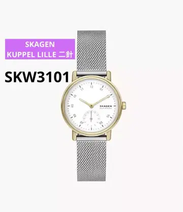 SKAGEN KUPPEL LILLE 스테인리스 스틸 메쉬 워치