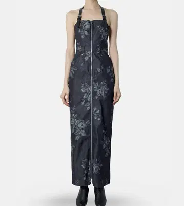 FETICO Rose Denim Dress 1 사이즈 새상품