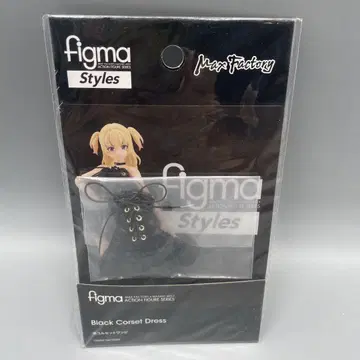 미개봉 블랙 코르셋 원피스 figma Styles