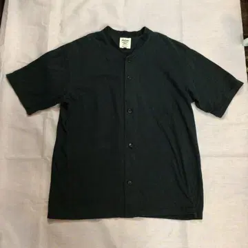 JACKMAN 잭맨 베이스볼 셔츠 블랙 JM3903