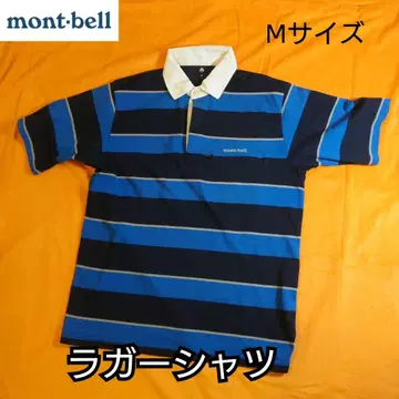 [ 새상품급 구제 의류 ] 몽벨 라거 셔츠 피케 셔츠 보더 무늬