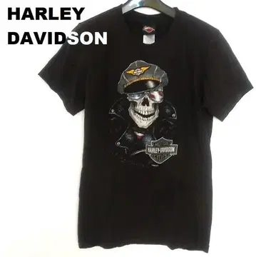 할리데이비슨 HARLEY DAVIDSON 스컬 T셔츠 / 블랙