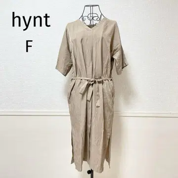 힌트 반팔 원피스 허리 리본 쇼와 레트로 스키퍼 빈티지