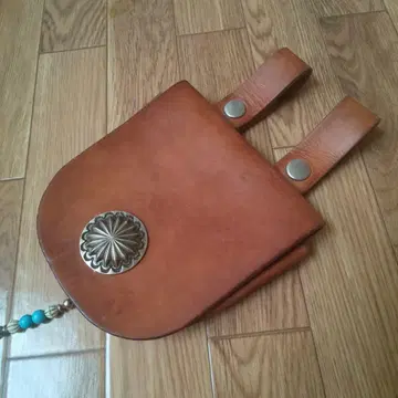 브라운 가죽 메디슨 백