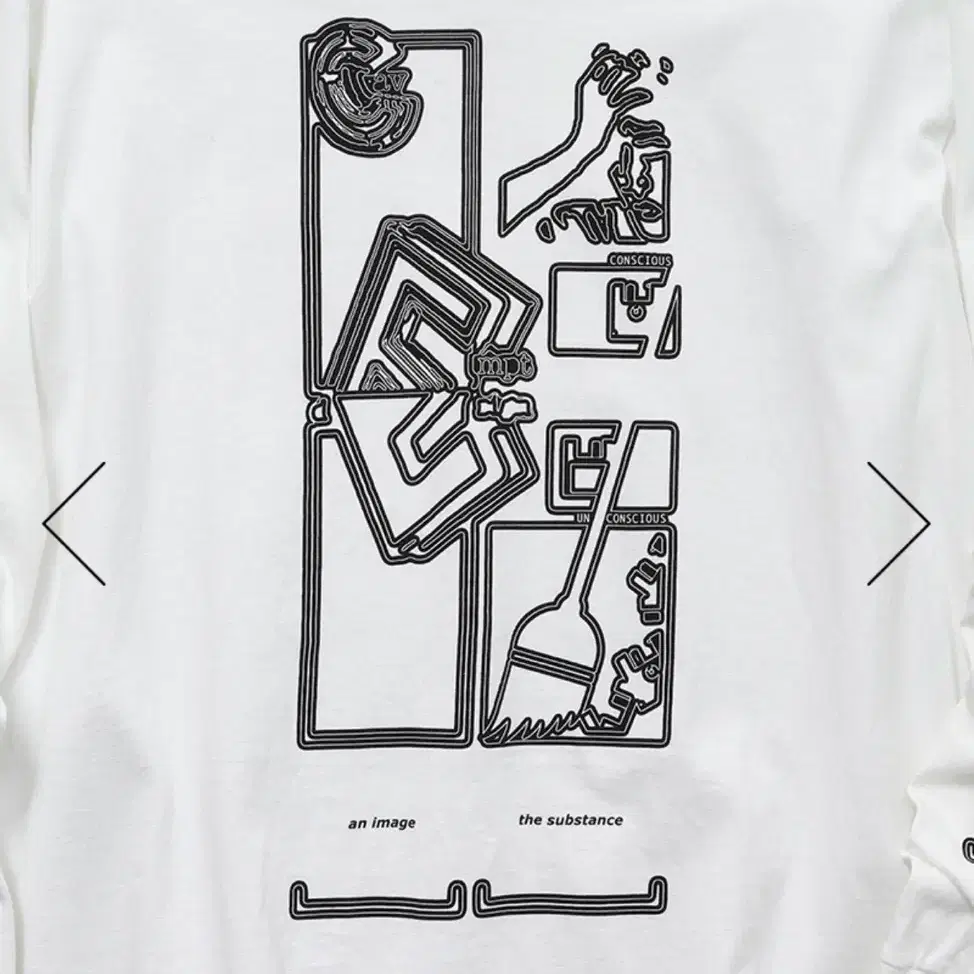 L] CAV EMPT MD Fragments Long-Sleeve Tee #카브엠트,#cav