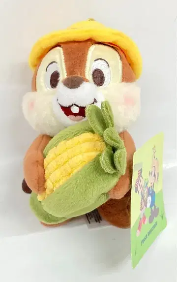 홍콩 디즈니랜드 Plush Keychain 칩(옥수수)