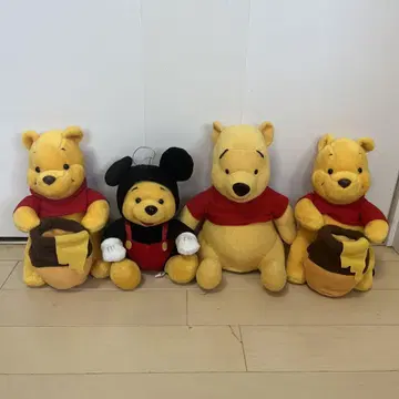 곰돌이 푸 봉제 인형 4개 세트