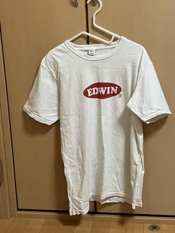 EDWIN 화이트 티셔츠 X-LARGE