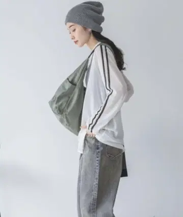 JEANASIS 시어 텐지 클라인 롱 T