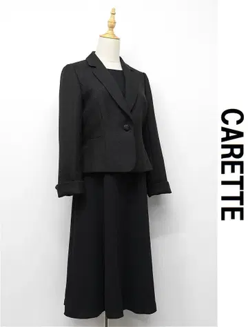 E502/새상품급 CARETTE 카렛 셋업 수트 11 블랙