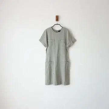 Theory/LEOA CRUNCH 린넨 원피스
