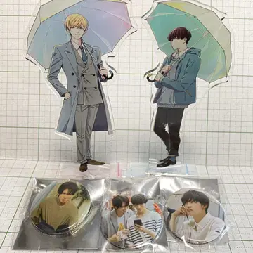체감예보 아크릴 스탠드와 캔뱃지 세트