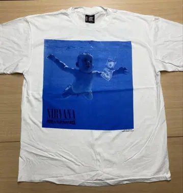 너바나 XL 네버 마인드 티셔츠