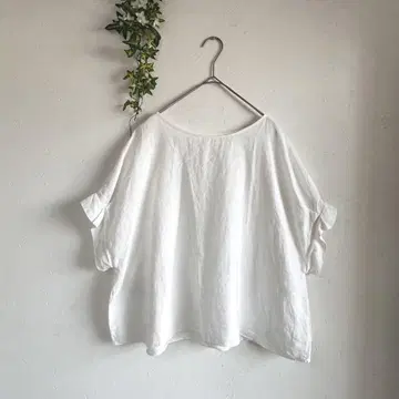 URBAN RESEARCH DOORS 린넨 마 와이드 실루엣 넉넉한 핏