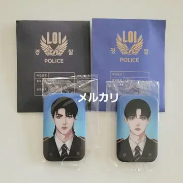 LEZHIN 팝업 아침이 되었습니다 증명 사진 캔뱃지 귀야곡 한국 BL