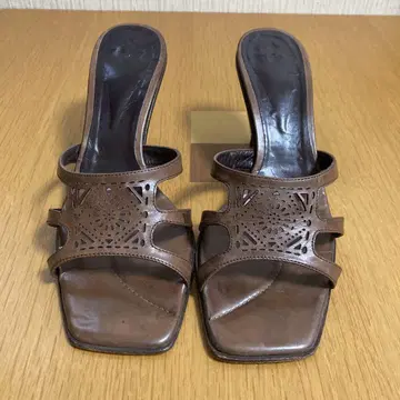 BLAY 샌들 다크 브라운