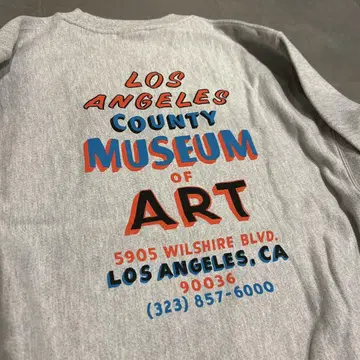 새상품 L LACMA 챔피온 리버스 위브 맨투맨 일본 미발매