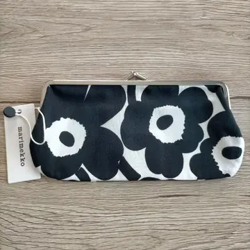 새상품 마리메꼬 Marimekko 가마구치 파우치 Unikko 우니코