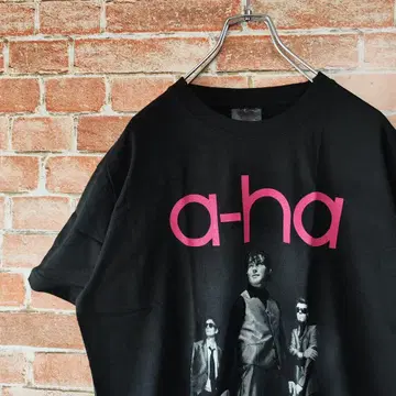 SHOOT a-ha 프린트 T셔츠 Japan 2010 M
