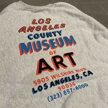 라스트 1장 새상품 XL LACMA 챔피온 리버스 위브 맨투맨