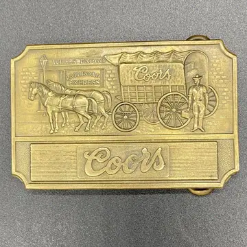 1970년대 레어 Coors 쿠어스 빈티지 벨트 버클