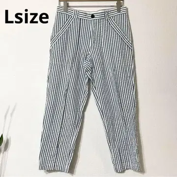 TUBE BEAMS PLUS 시어서커 베이커 팬츠 L 사이즈