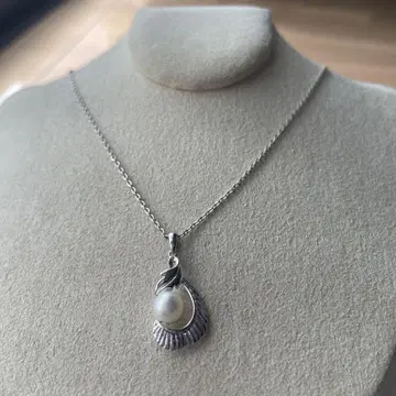 MIKIMOTO 펄 실버 목걸이