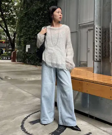 와이드 데님 팬츠 38 Jena espace merveilleux