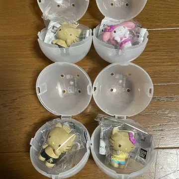 헬로키티 모두 함께 바캉스 피규어 가챠 키티 마이멜로디 다니엘