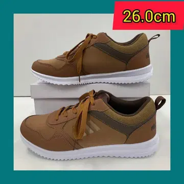 26.0cm/ 새상품 / 남성용 스니커즈 / 경량/캐주얼/브라운