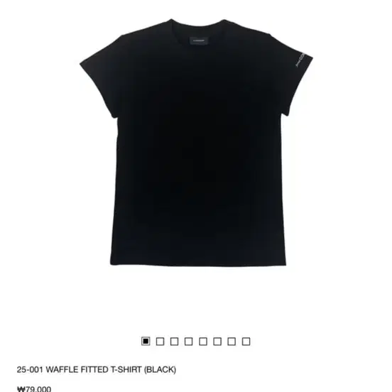 【JICHOI】25ss 25-001 WAFFLE FITTED T-SHIRT Jichoi 25-001 WAFFLE FITTED T-SHIRT size 2 #지초이,#코이세