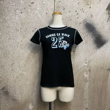 COMME CA WALK Y2K 반팔 티셔츠 피치티 치비티 헤이세이 갸루