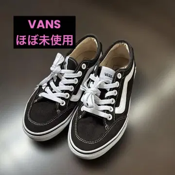 VANS 스니커즈 반스 로우 컷 블랙 화이트 신발
